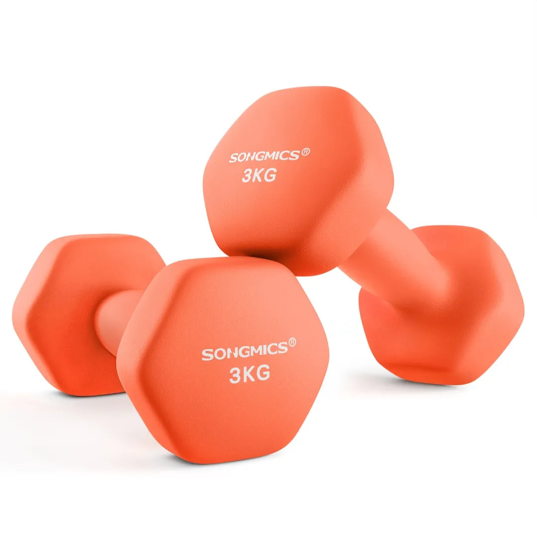 Songmics SYL906O01 Hexagon Dumbbels 2x3kg