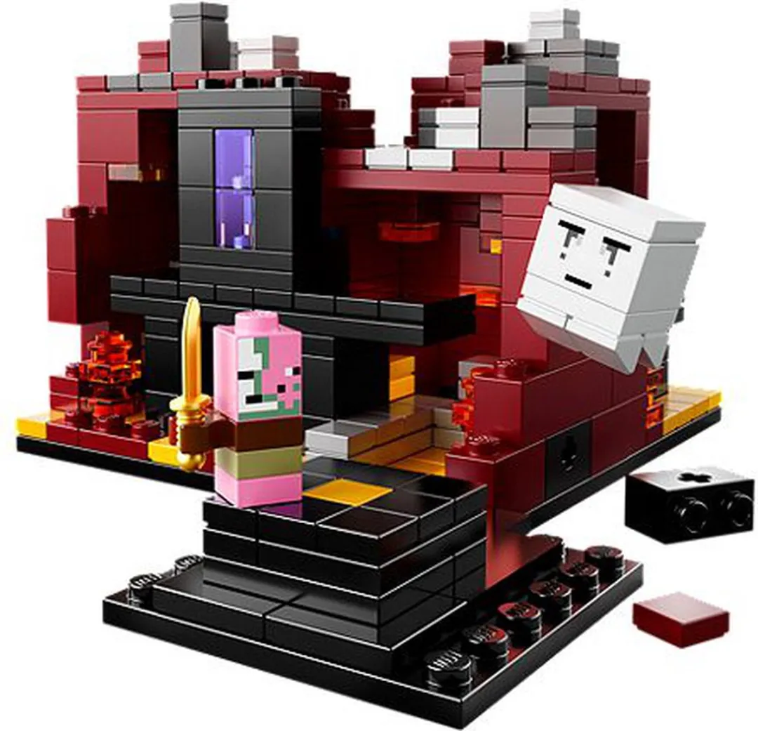 LEGO Minecraft Microworld The Nether 21106 - 469 Stukken - 3 Minifiguren