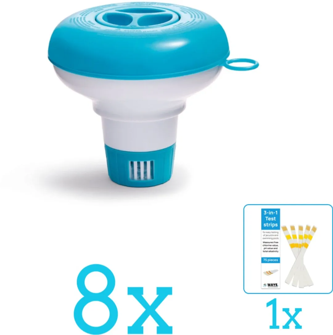 Intex Chloordrijver 29040NP-Blauw - 8-delig