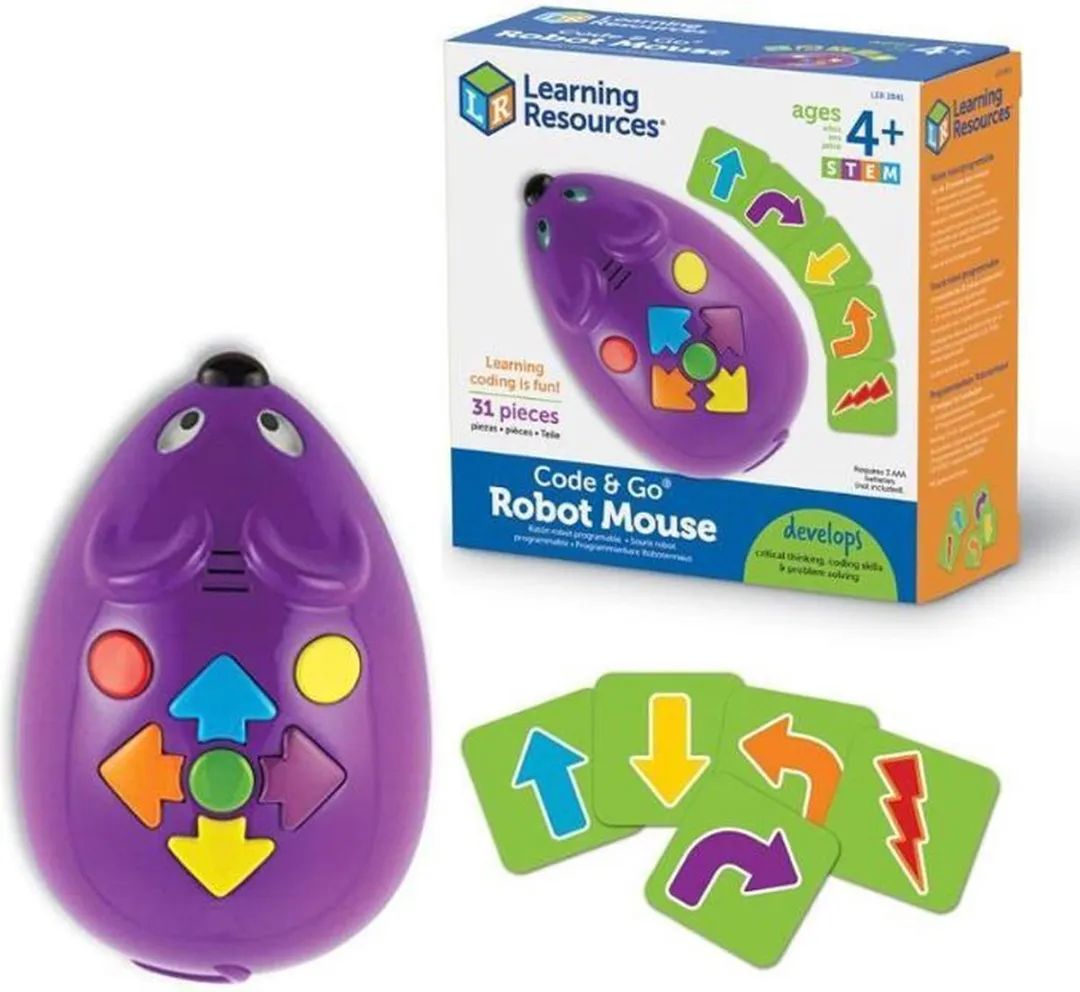 Learning Resources Code & Go Robotmuis - Blauw