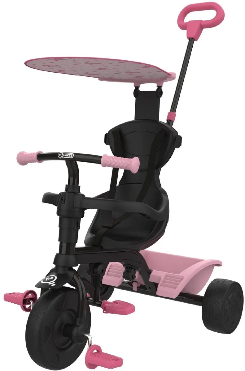 TP Toys Dino 4-in-1 Driewieler - Roze