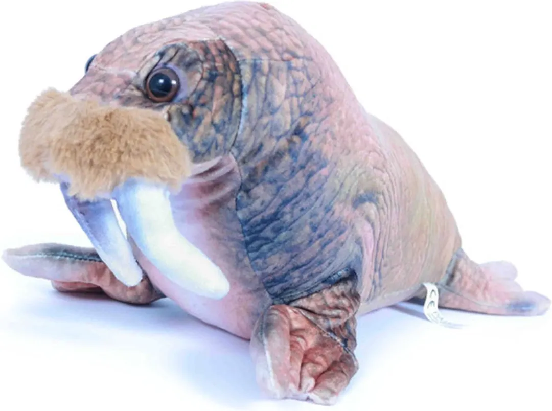 PIA Soft Toys Pluche Walrus 40cm - Bruin