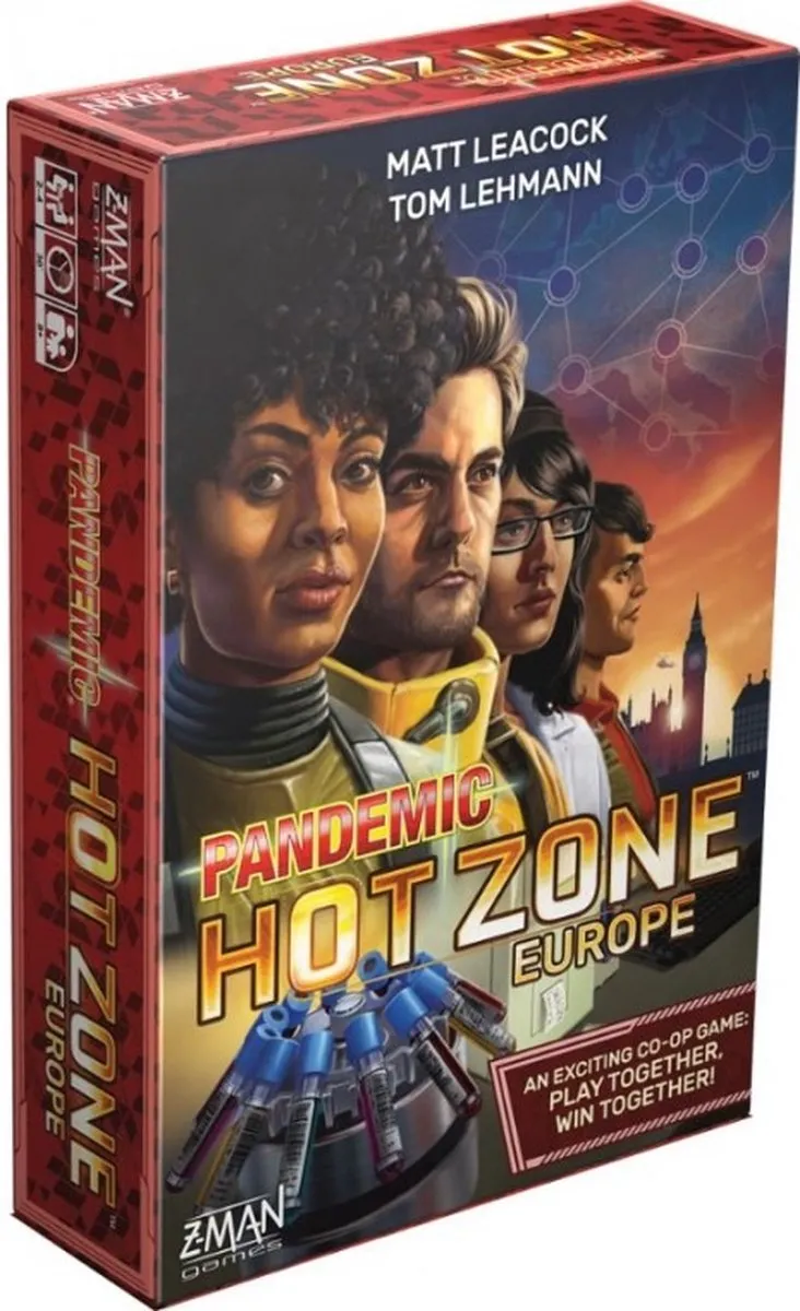 Z-Man Games Pandemic Hot Zone Europe Bordspel