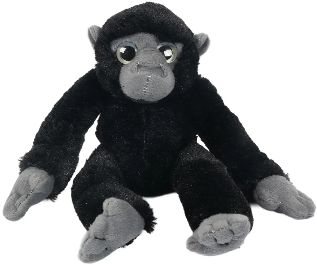 PIA Soft Toys Pluche Gorilla - 30 cm Zwart