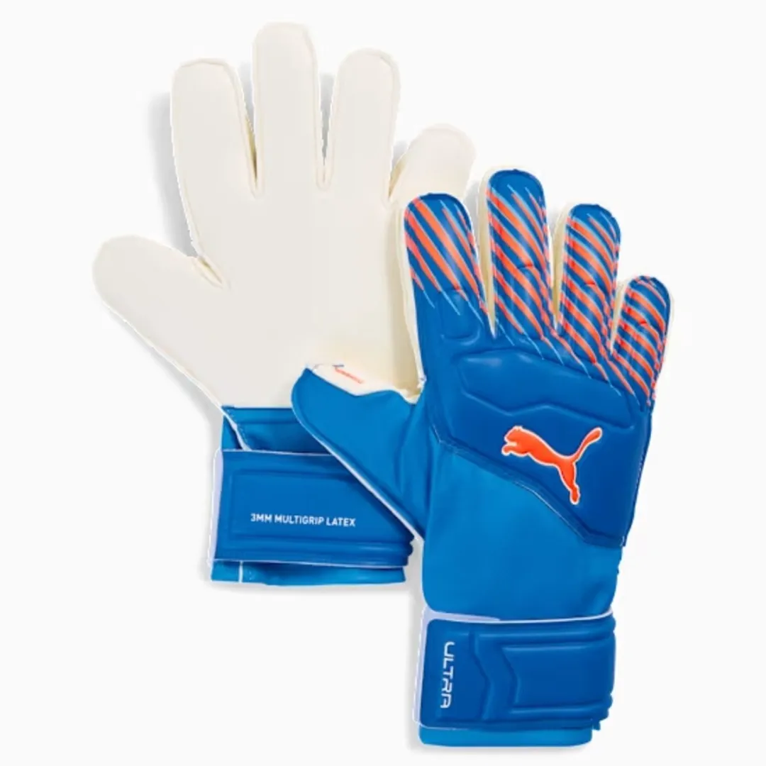 PUMA Ultra Match Protect JR Keepershandschoenen 5 - Blauwfluo/Orangewit