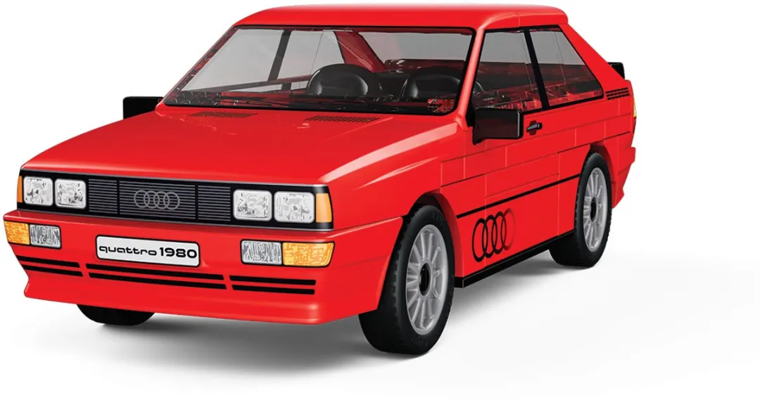 Cobi Audi Quattro 24664 - 88 Stukken - Rood