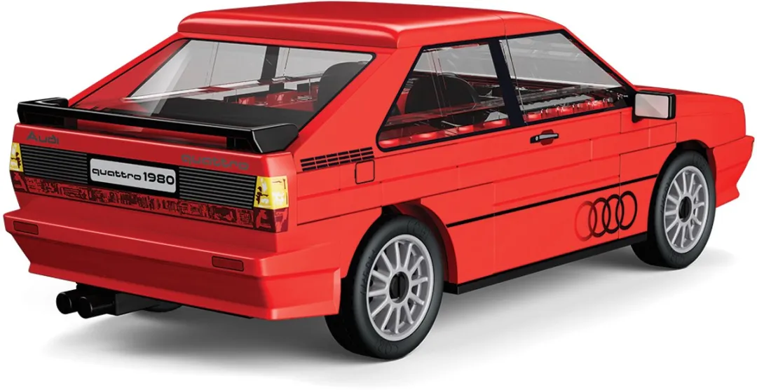 Cobi Audi Quattro 24664 - 88 Stukken - Rood