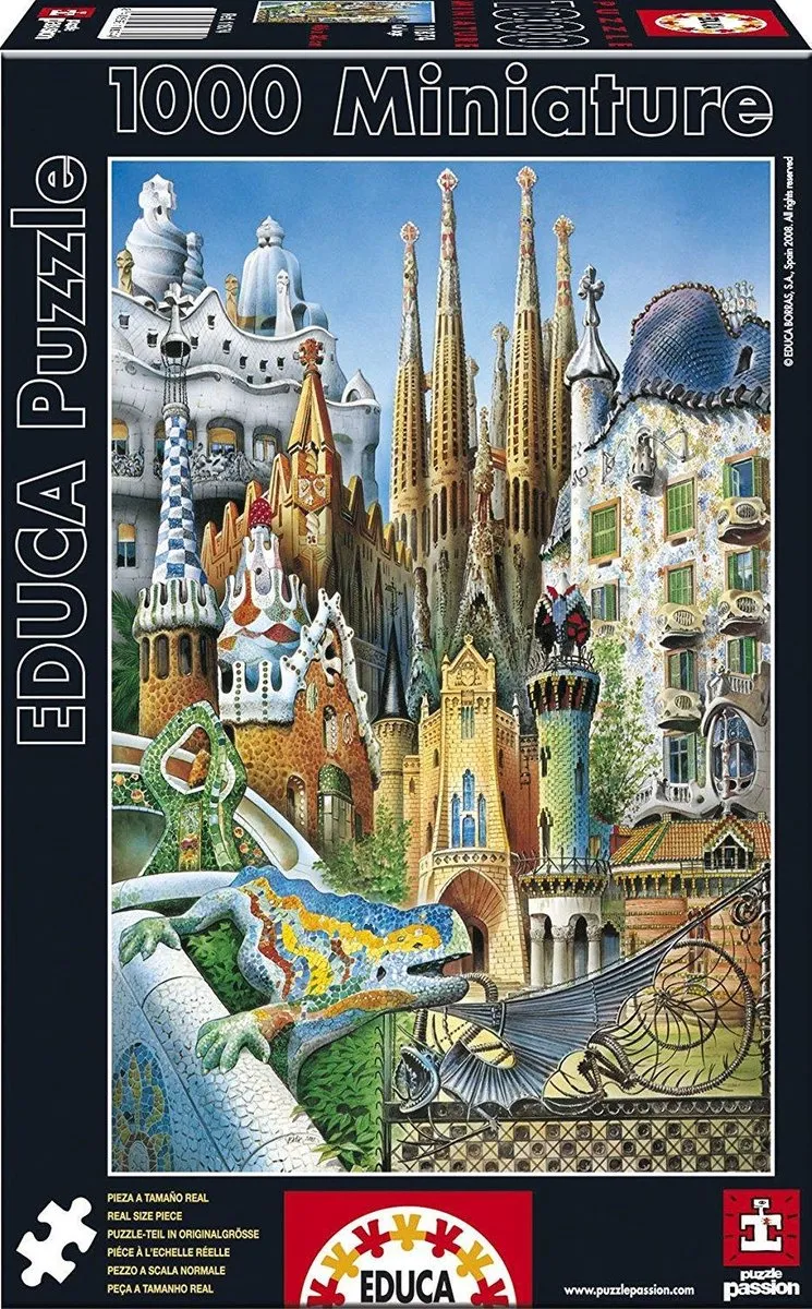 Educa Miniatuur Legpuzzel 1000 Stuks