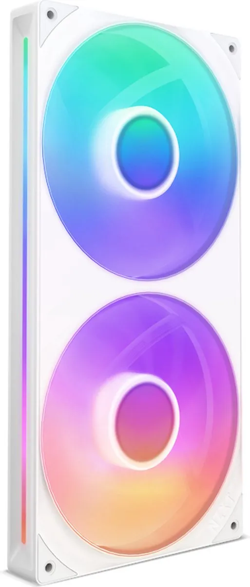 NZXT F280 RGB Core Ventilatorhuis - 2 Ventilatoren - Zwart