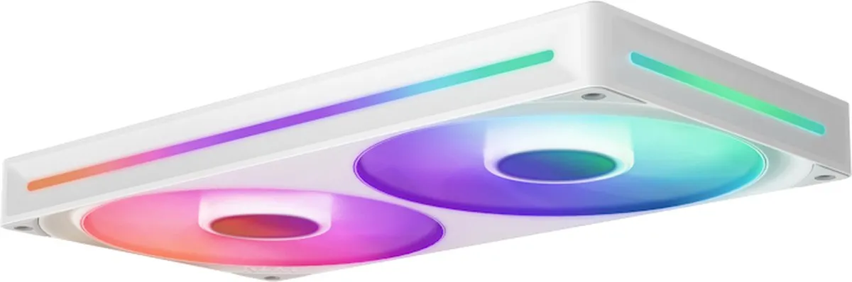 NZXT F280 RGB Core Ventilatorhuis - 2 Ventilatoren - Zwart