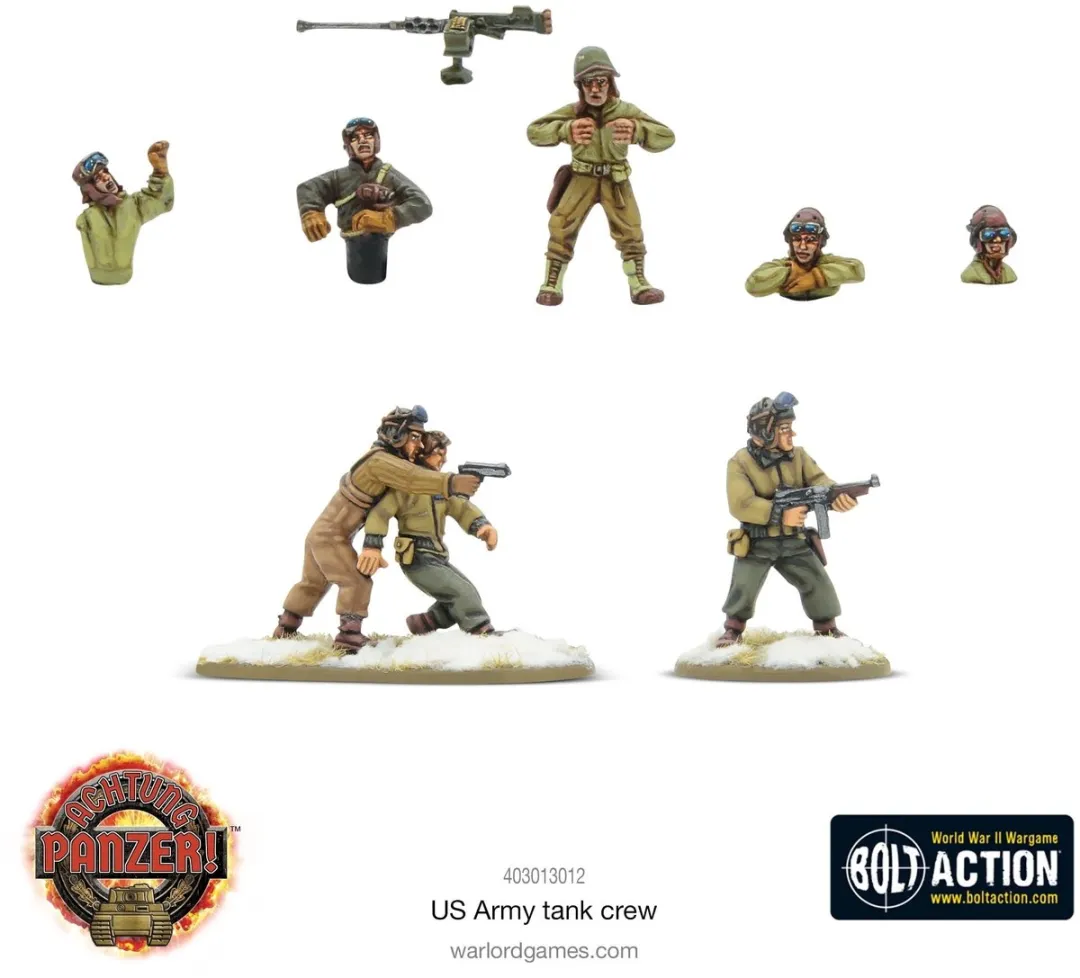 Warlord Games Achtung Panzer! US Army Tank Crew