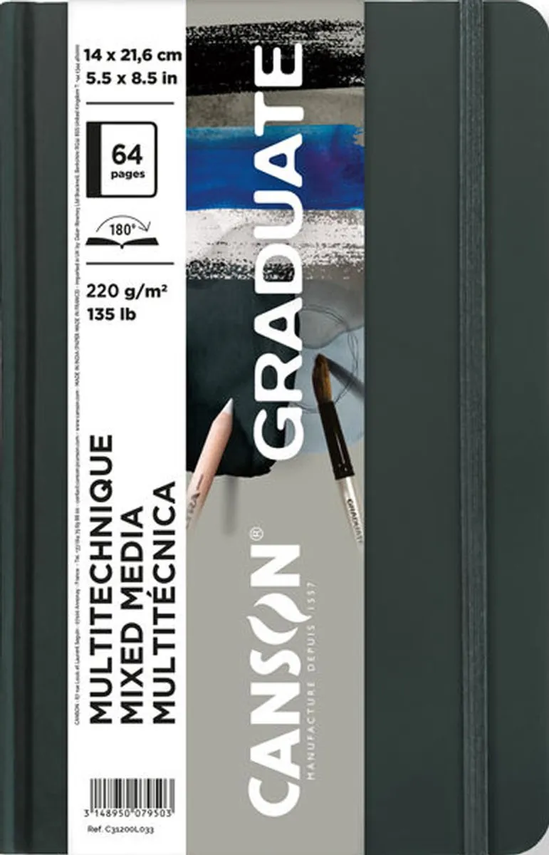 Canson Graduate Mixed Media Schetsboek 32 Pagina's
