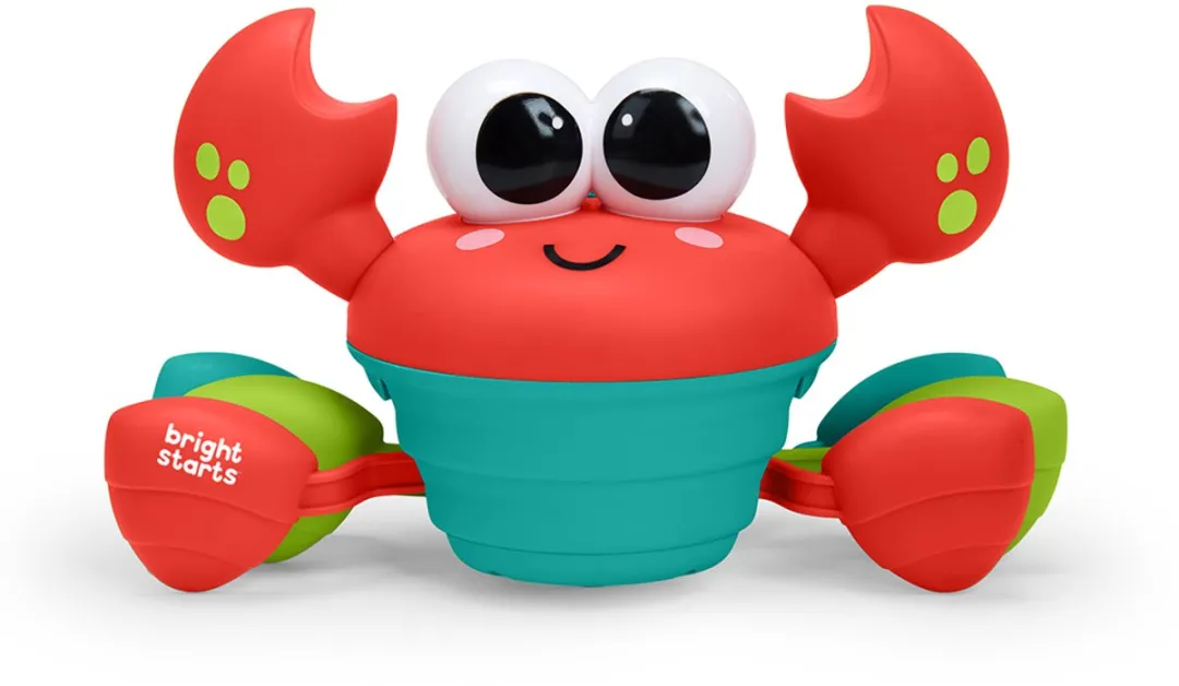 Bright Starts Activity Rockin' Crawling Crab - Rood