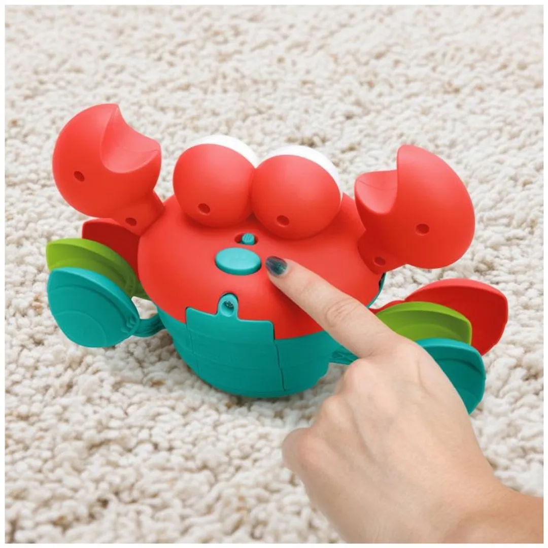 Bright Starts Activity Rockin' Crawling Crab - Rood