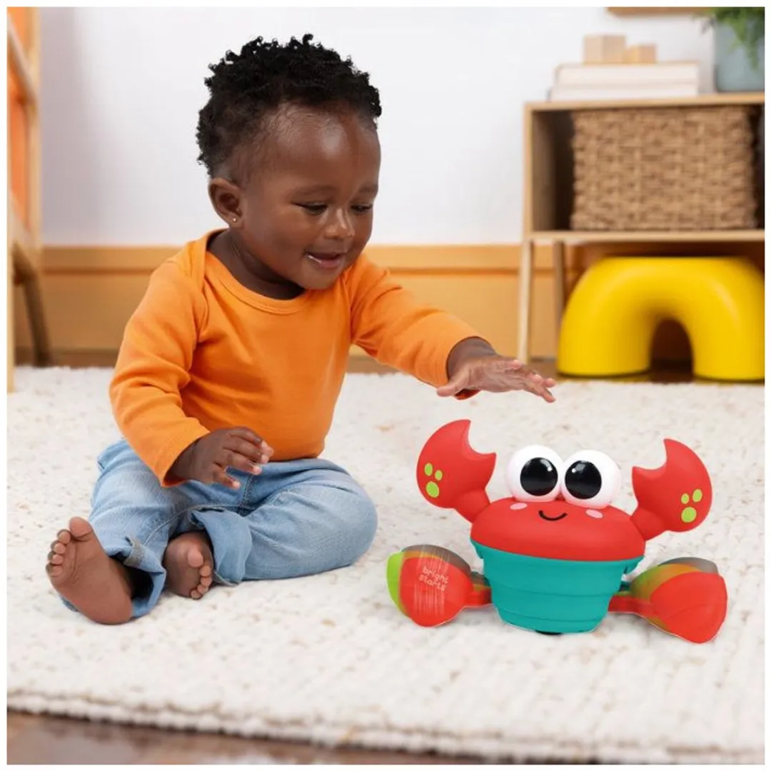 Bright Starts Activity Rockin' Crawling Crab - Rood