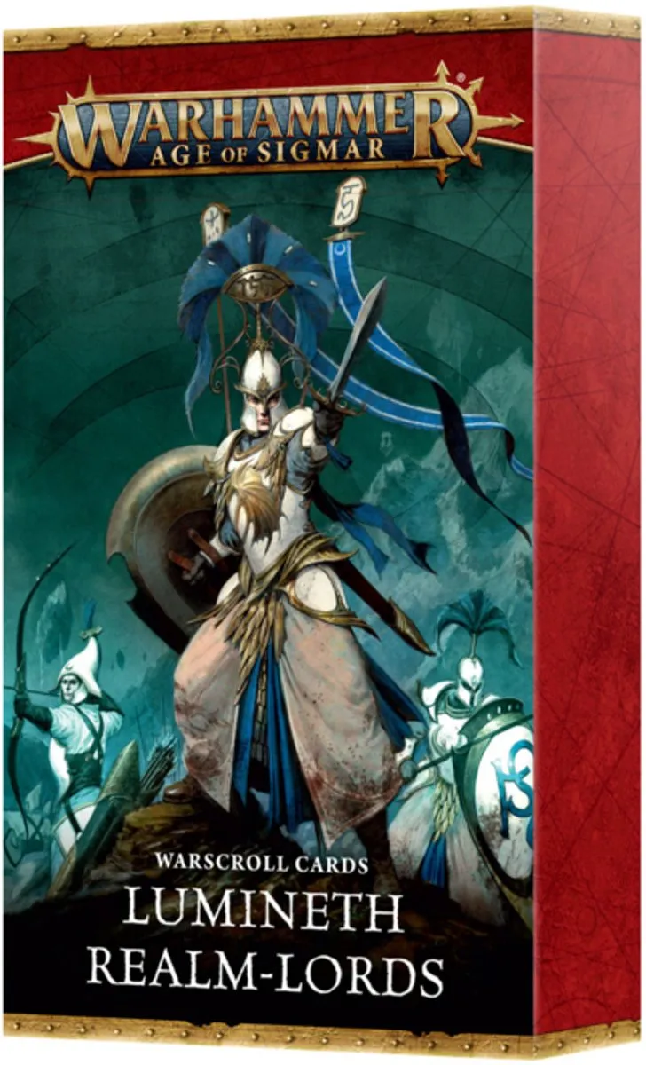 Games Workshop Lumineth Realmlords Warscroll Cards