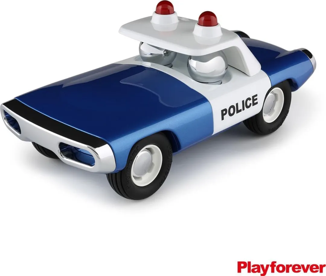 Playforever Maverick Heat Politiewagen Blauw/Wit