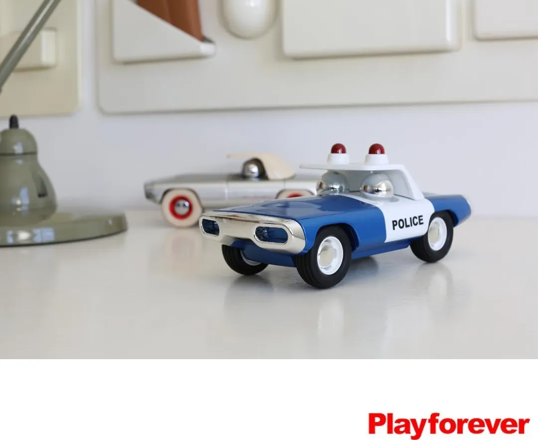 Playforever Maverick Heat Politiewagen Blauw/Wit