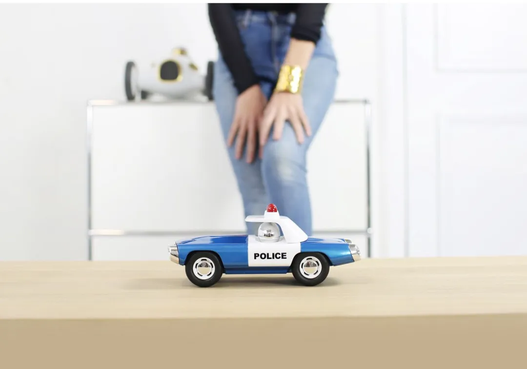Playforever Maverick Heat Politiewagen Blauw/Wit - afbeelding 6 van 6