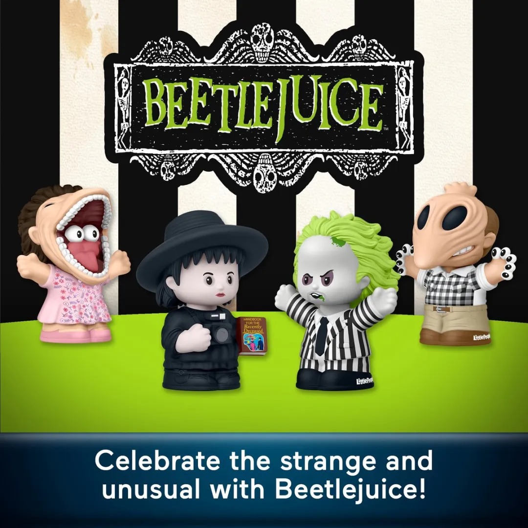 Fisher-Price Beetlejuice Little People Collector 4 Stuks - Multicolor - afbeelding 2 van 6
