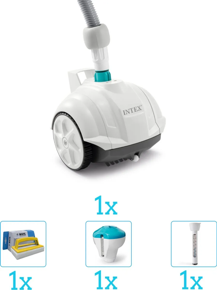 Intex ZX50 Zwembadstofzuiger - Automatisch - Grijs