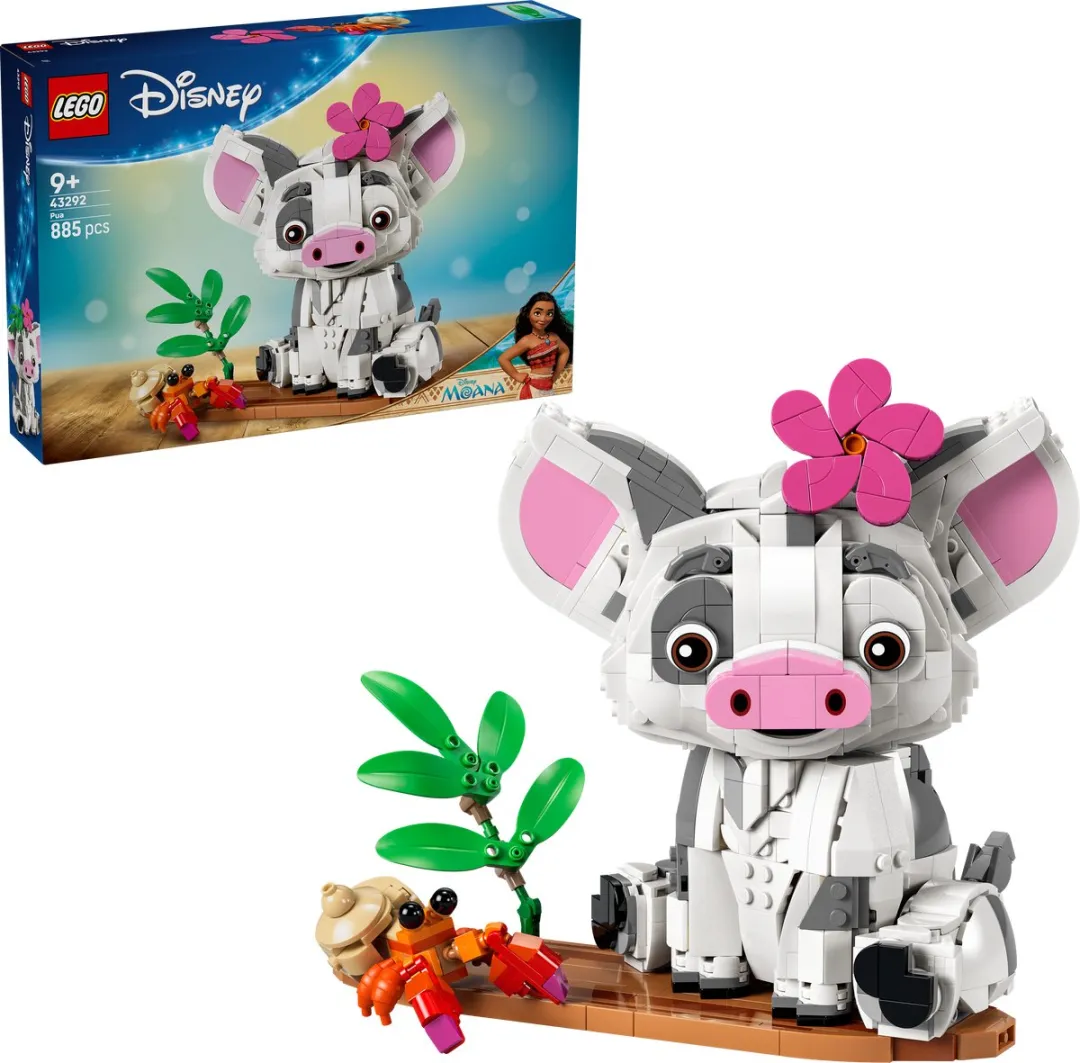 LEGO Disney Vaiana Pua 43292 Bouwset - 885 Stukken - Multicolor