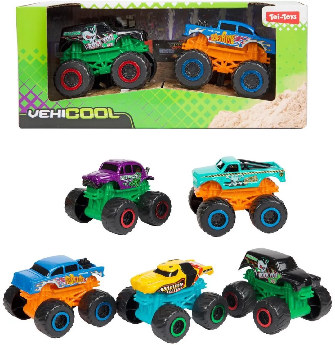 Vehicool Monster Trucks Big Foot 23531Z - Multi kleuren - afbeelding 6 van 6