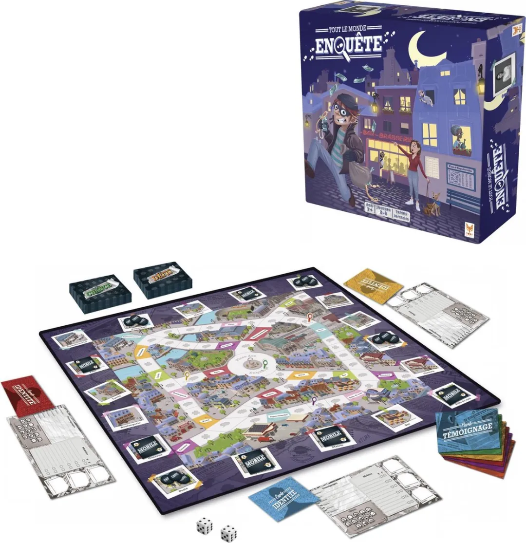 Topi Games Détective Enquête Bordspel - 6 Spelers