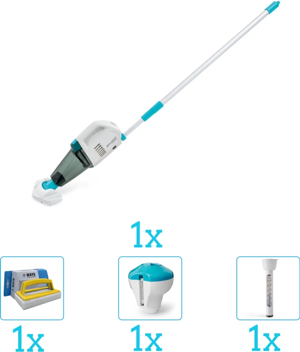 Intex ZR100 Oplaadbare Zwembadstofzuiger