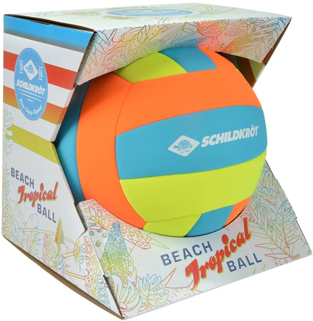 Schildkröt Beachvolleybal Tropisch Design Neopreen - Maat 5 - afbeelding 6 van 6