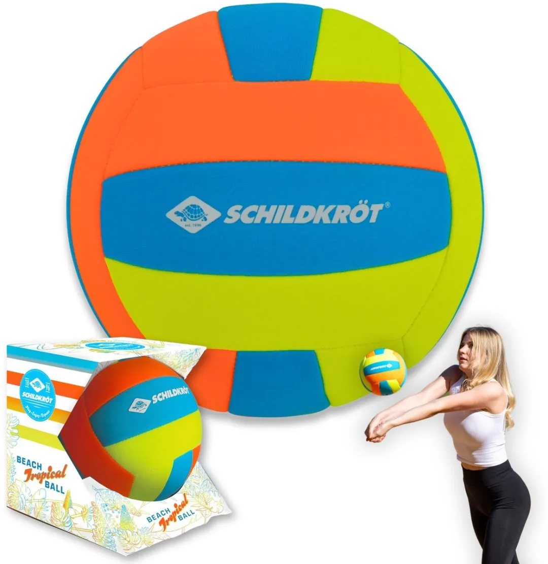 Schildkröt Beachvolleybal Tropisch Design Neopreen