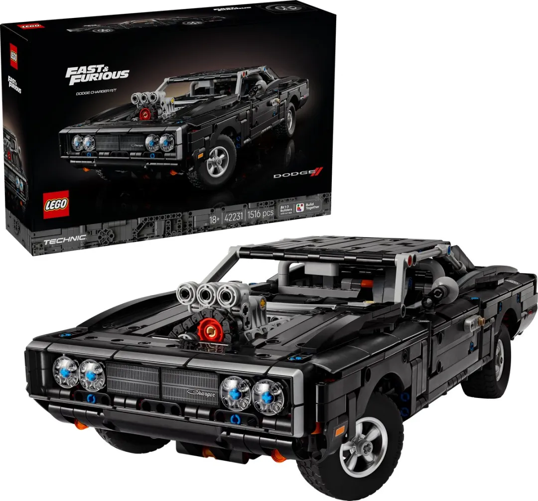 LEGO Technic Dodge Charger R/T 42231 Bouwpakket - 1516 Stukken - Multicolor