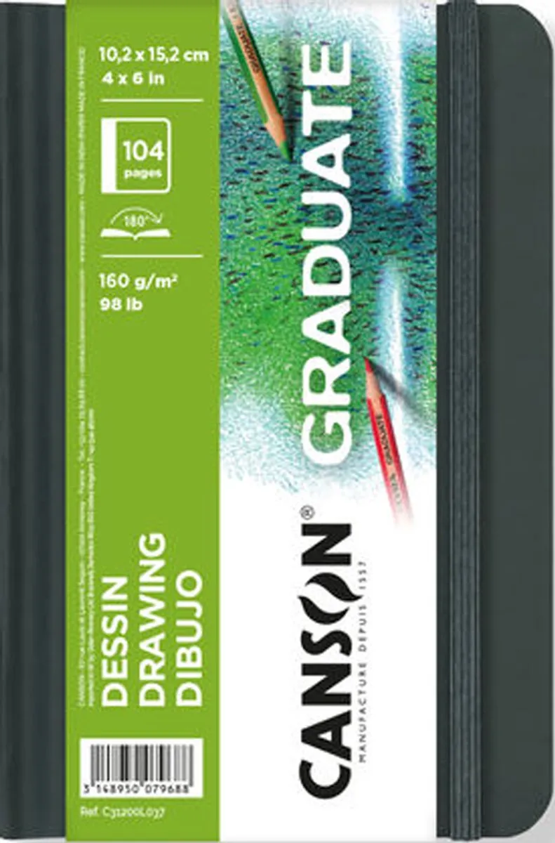 Canson Graduate Drawing Schetsboek A4 Hardcover