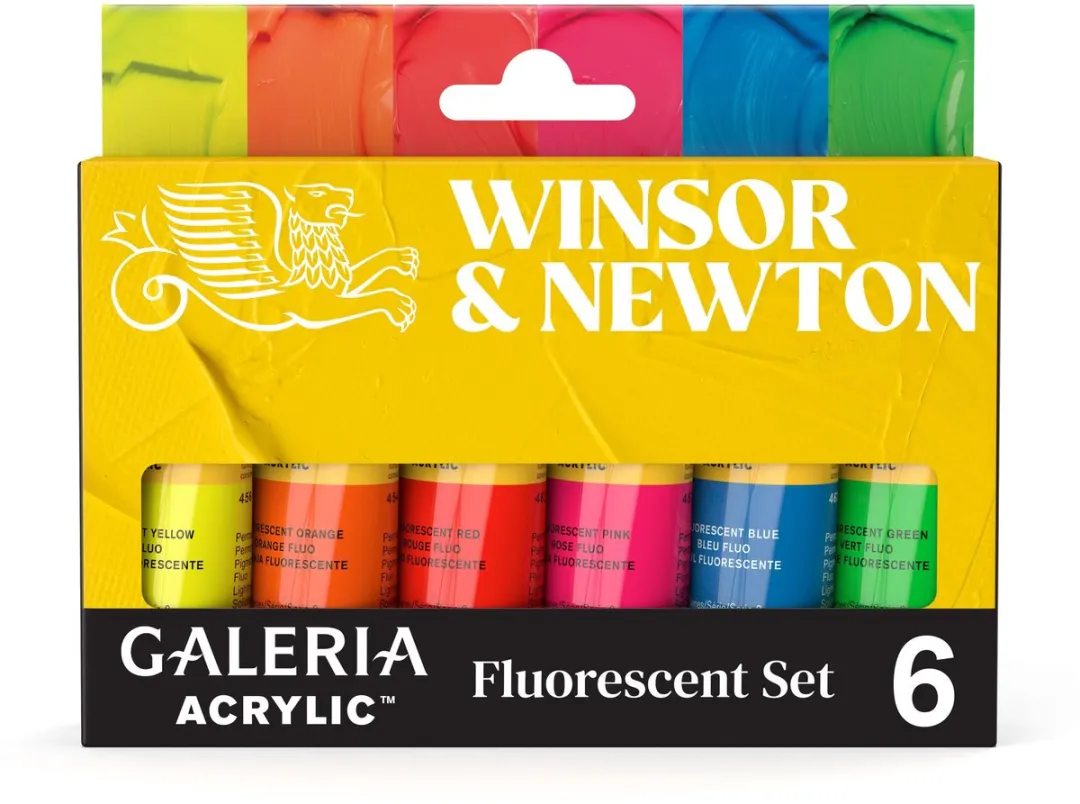 Winsor & Newton Galeria Acrylverf Set Fluorescent