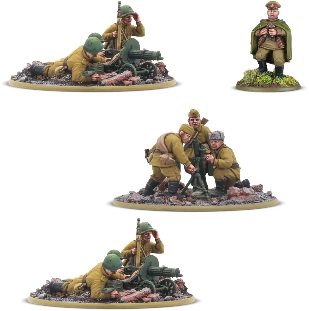 Warlord Games Soviet Army Heavy Weapons Platoon Bolt Action