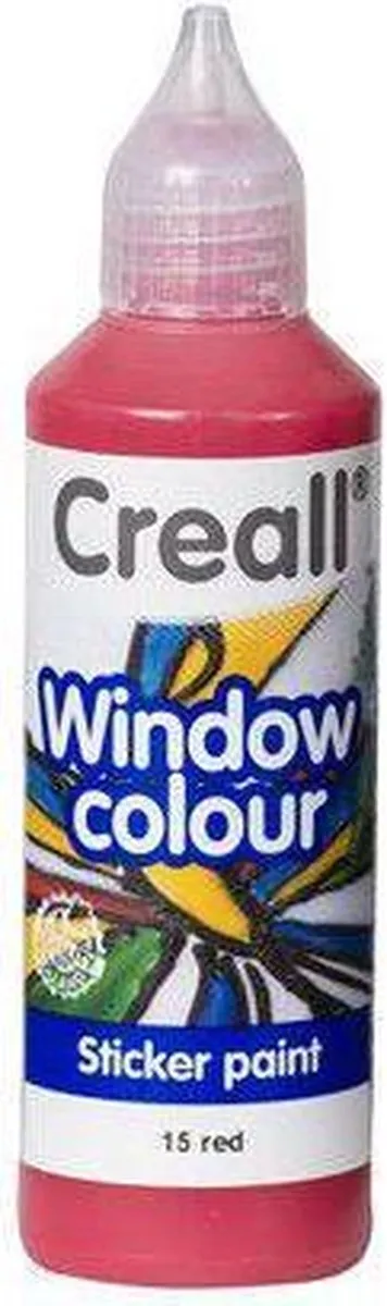 Creall Windowcolor Raamverf Rood 80ml