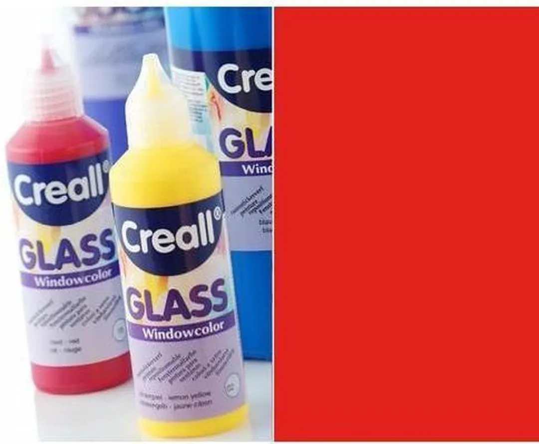 Creall Windowcolor Raamverf Rood 80ml
