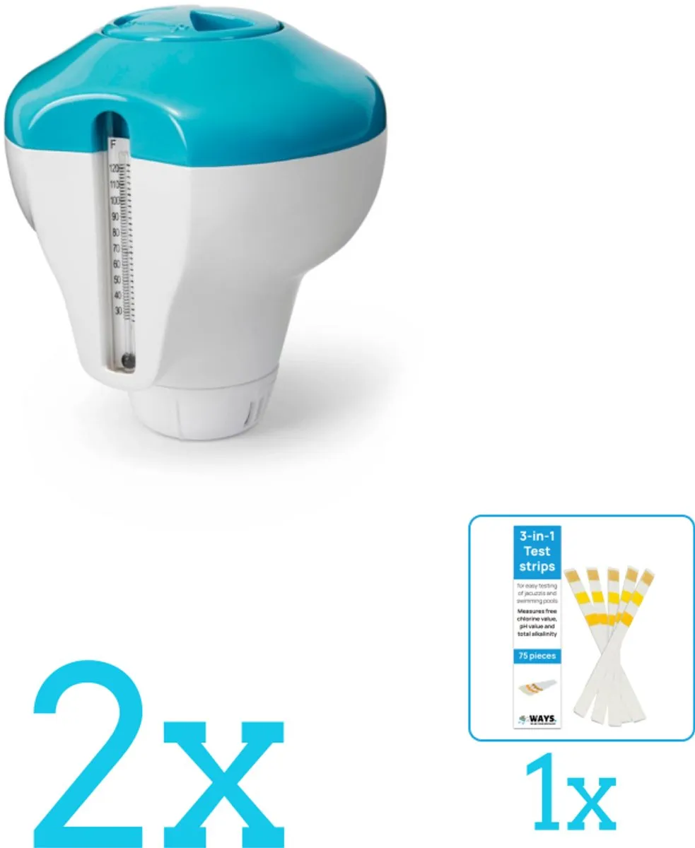 Intex Chloordrijver 29043NP - 3 Stuks - Blauw