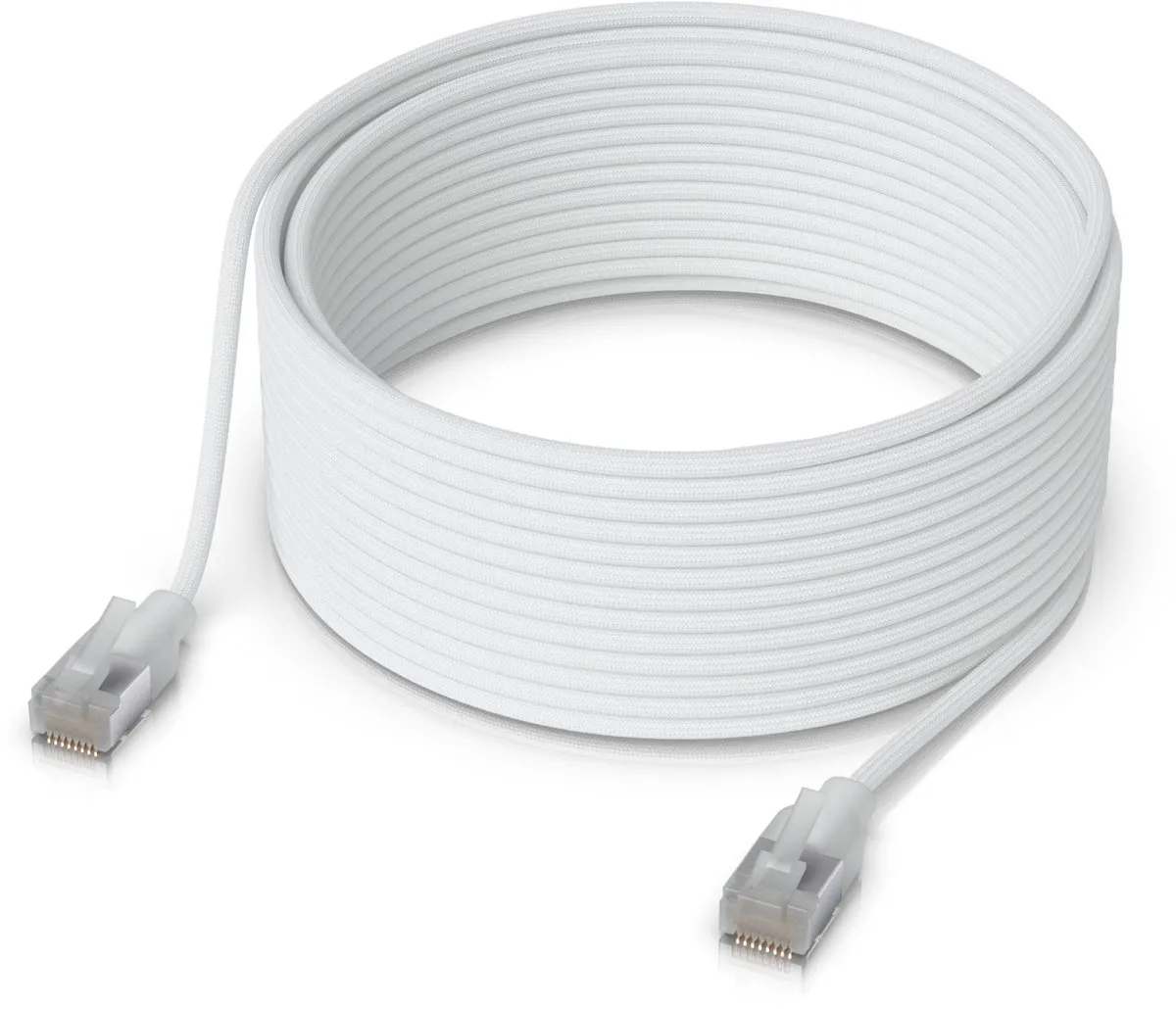 Ubiquiti UACC-Cable-Patch-EL-C6A-15M-W Netwerkkabel Cat6a - 15m - Wit
