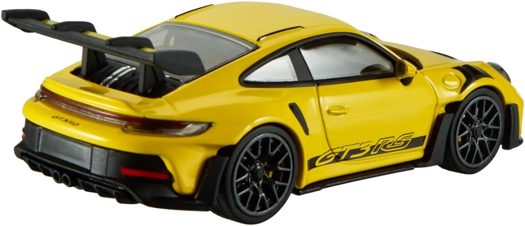 Hot Wheels Porsche GT3 RS 1:43 - Geel