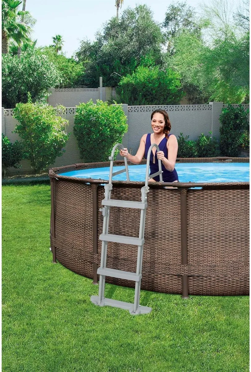 Bestway Steel Pro MAX 7020024154 Opzetzwembad - 366x100cm - Bruin - afbeelding 6 van 6