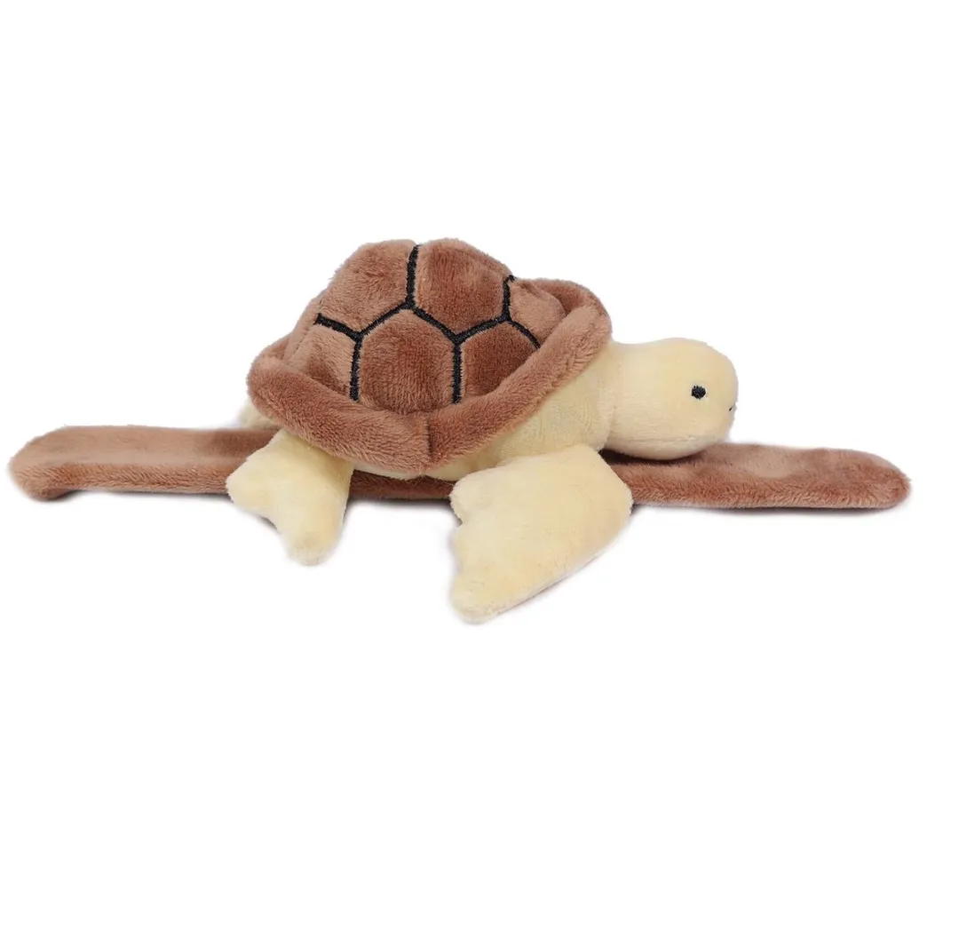 PIA Soft Toys Schildpad Armbanden - 2 Stuks - 21cm - Groen & Bruin