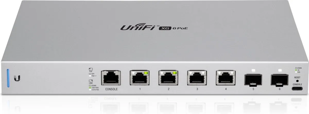 Ubiquiti UniFi Switch XG 6POE Netwerkswitch