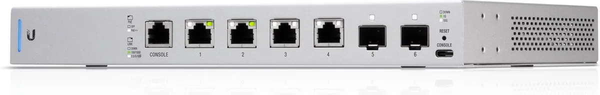 Ubiquiti UniFi Switch XG 6POE Netwerkswitch - 6 Poorten 210W PoE - afbeelding 6 van 6