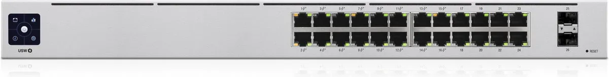 Ubiquiti UniFi USW-24-POE Netwerkswitch - 24 PoE-poorten 95W - Grijs
