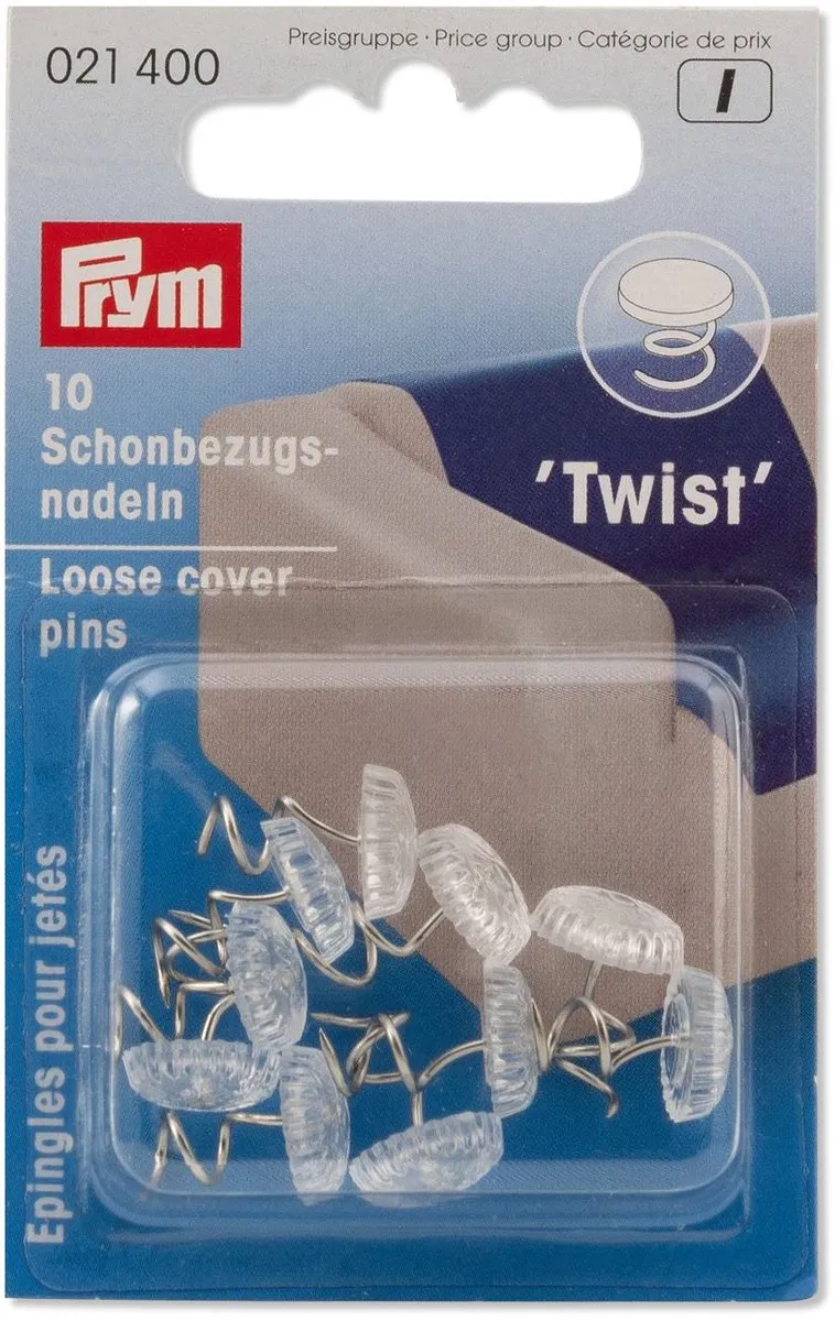 Prym Overtrekspelden Twist-vorm 10 Stuks - afbeelding 2 van 3