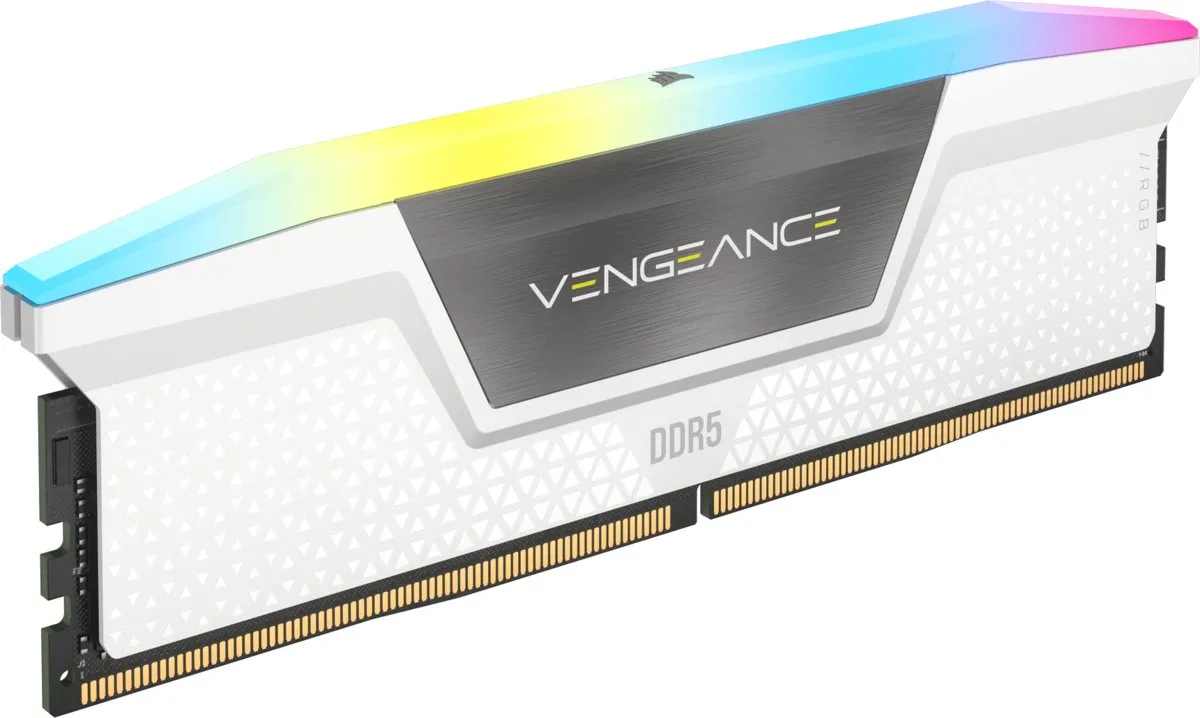 Corsair Vengeance RGB CMH64GX5M2B5200C40W DDR5 Geheugen - 64GB (2x32GB) 5200MHz