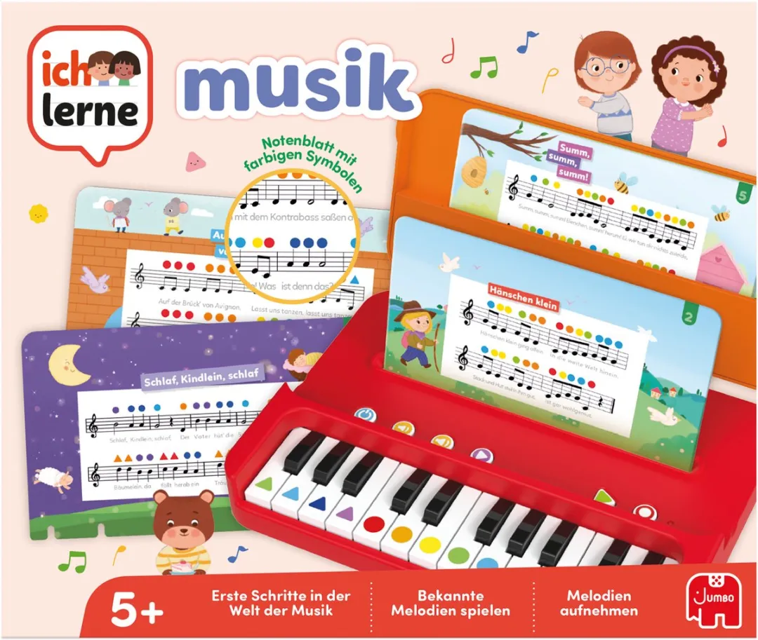 Jumbo Ich lerne Musik - Speelgoed 5+ - Meerkleurig