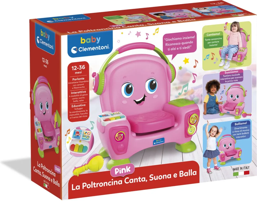 Clementoni Baby 8005125177554 Educatief Speelgoed - Roze - afbeelding 2 van 2