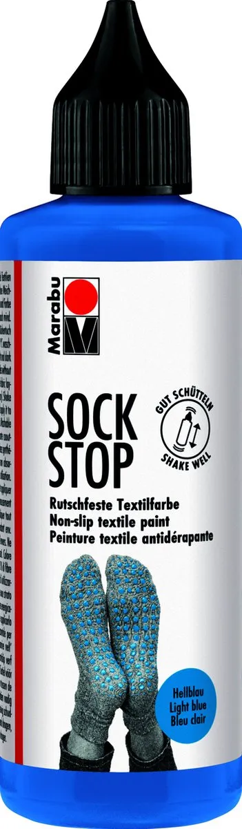 Marabu Sock Stop Textielverf 90ml - Grijs